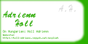 adrienn holl business card